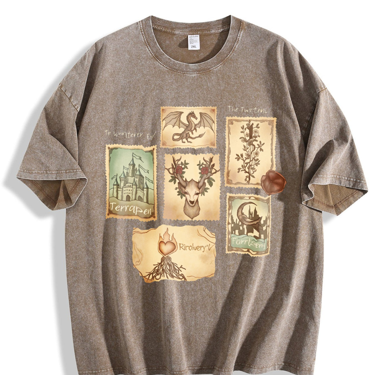 Thr0ne Of Glass Vintage Washed T-Shirt product image 3