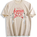 Red Tribal Lettering Vintage Washed T-Shirt product image 1