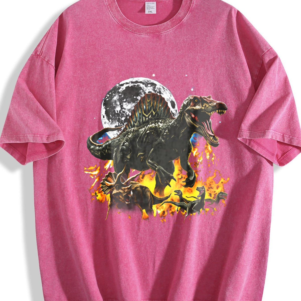 Dinosaur 90s Vintage Washed T-Shirt product image 7