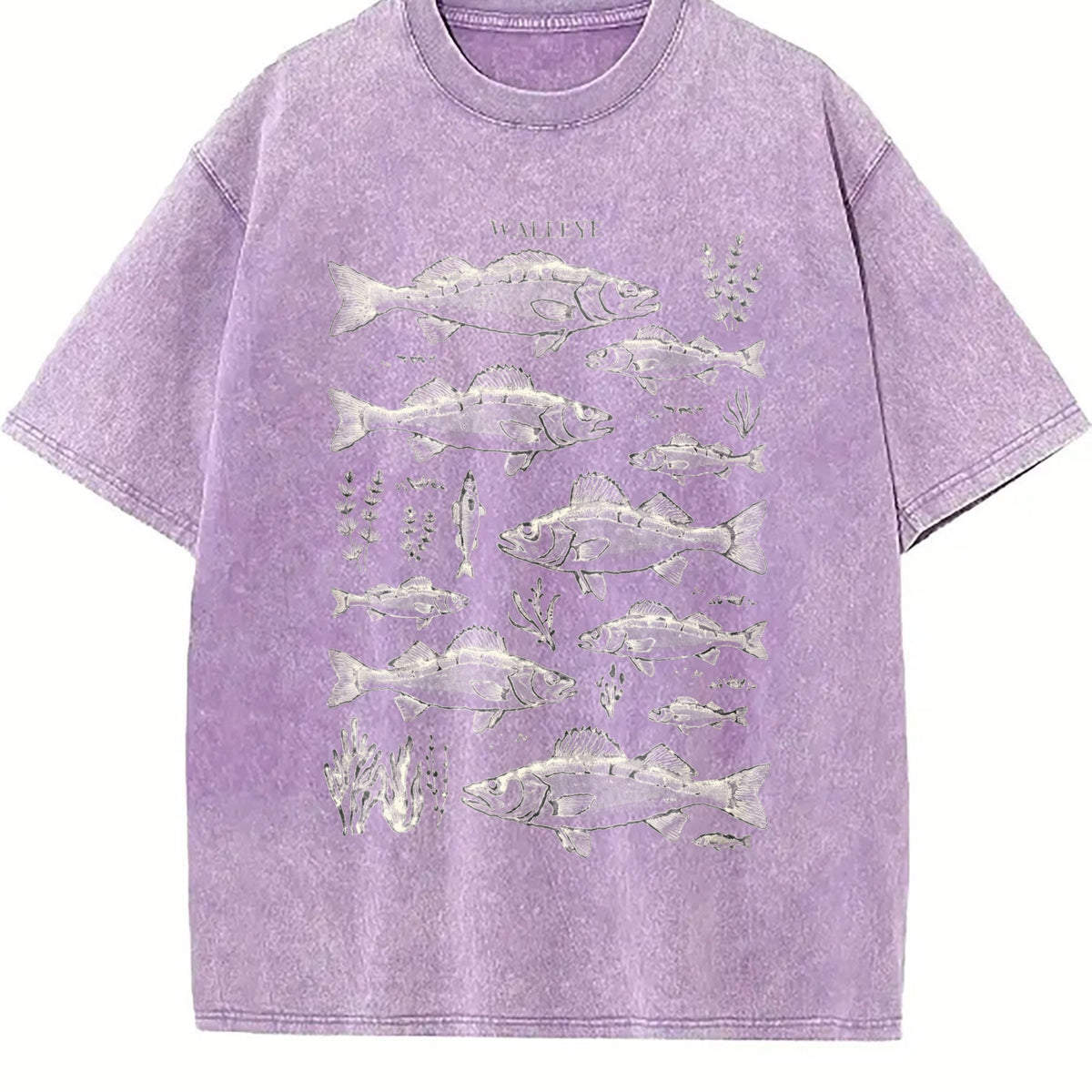 Walleye Fishing 90s Vintage Washed T-Shirt product image 6