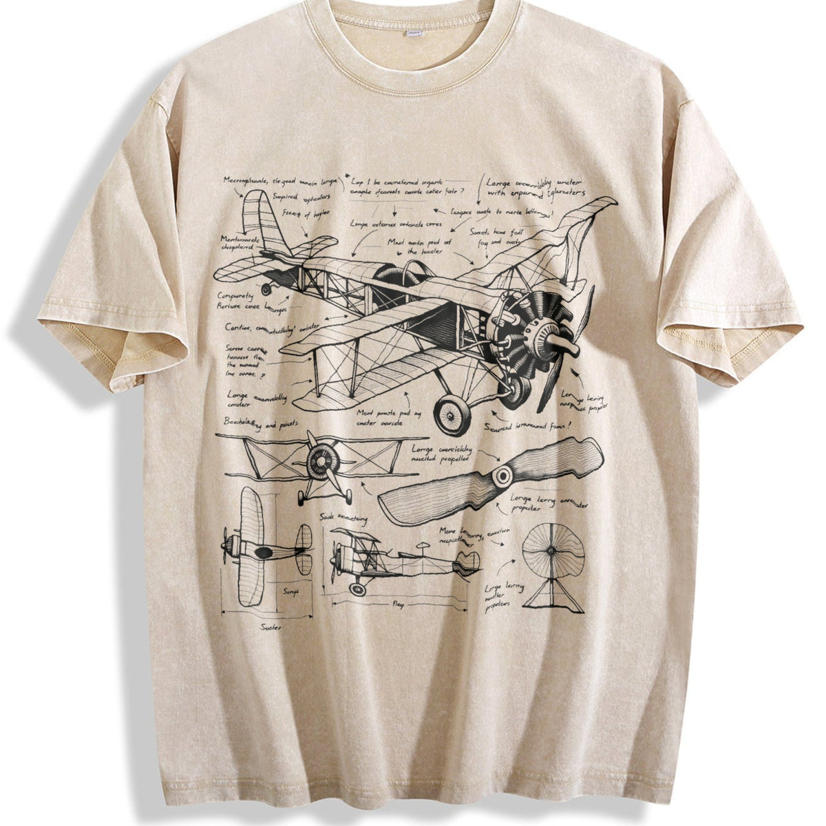 Plane Vintage Washed T-Shirt product image 1