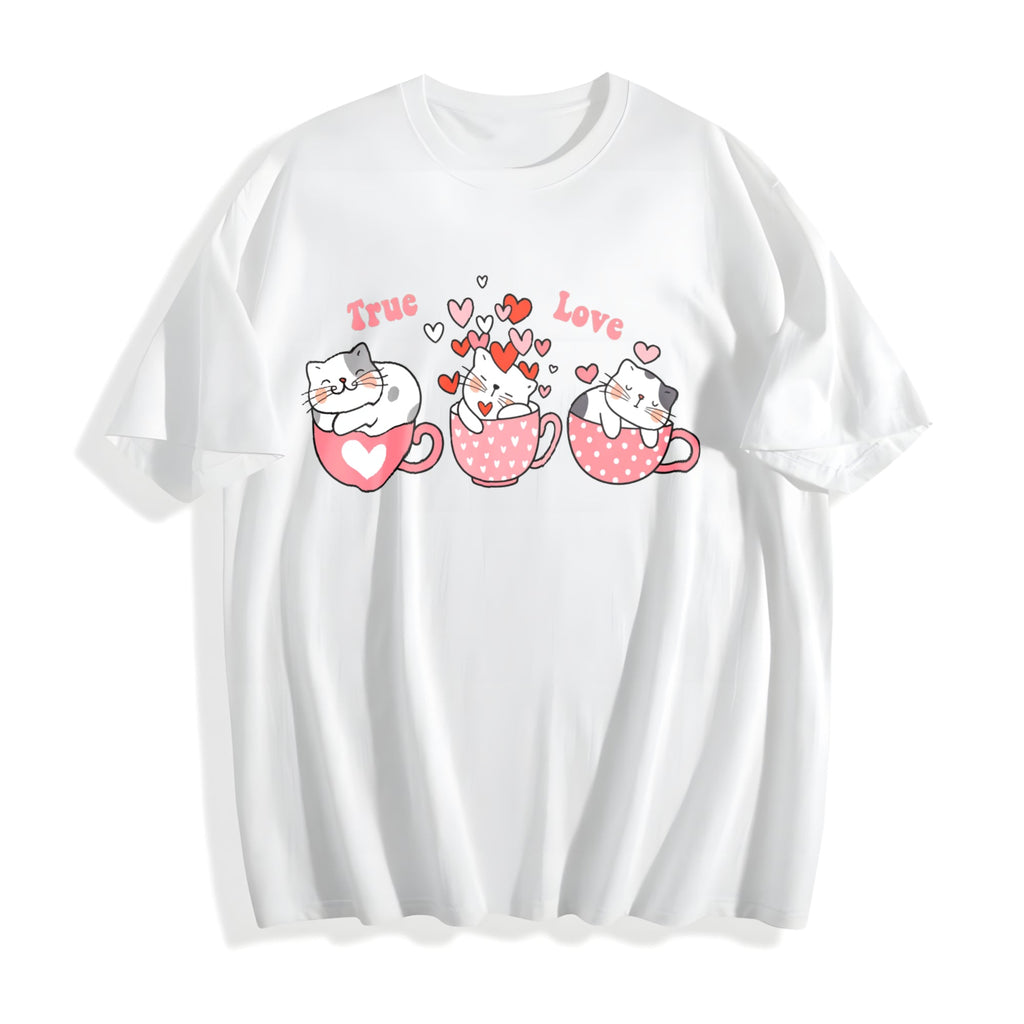 Cat Love True Cotton T-Shirt product image 2