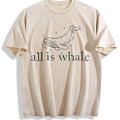 All Are Whale Problems Vintage Washed T-Shirt product image 1