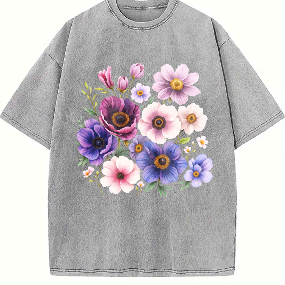 Pressed Flowers Vintage Washed T-Shirt product image 5