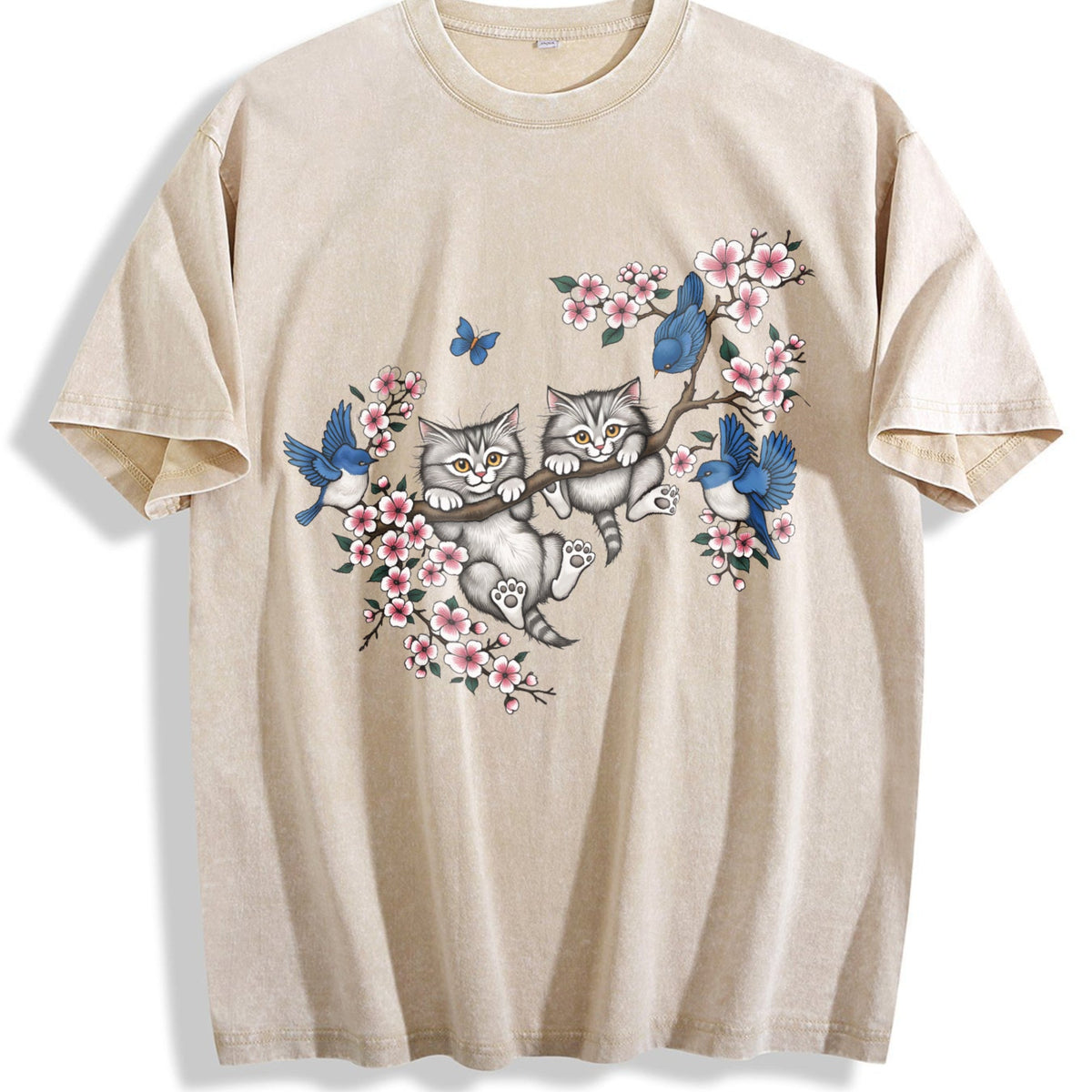 Kitten Vintage Washed T-Shirt product image 1