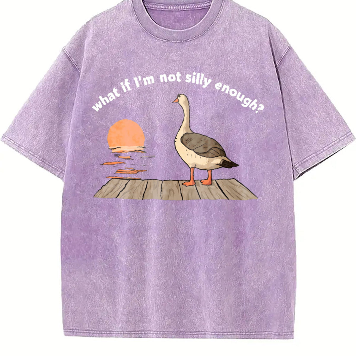 What If I'm Not Silly Enough Goose Boxy Funny Vintage product image 6