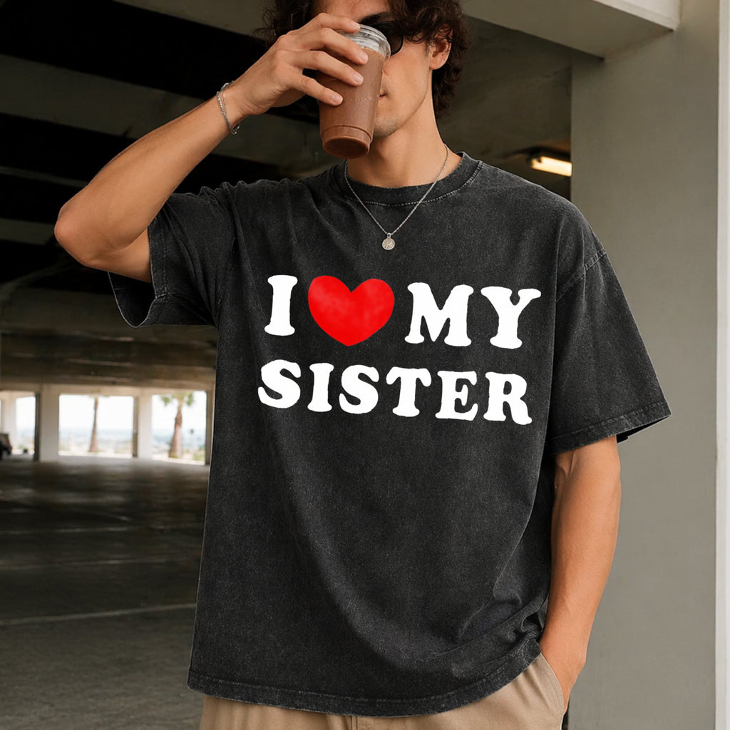 Bold I Love My Sister For Strong Sibling Bonds Vintage product image 2