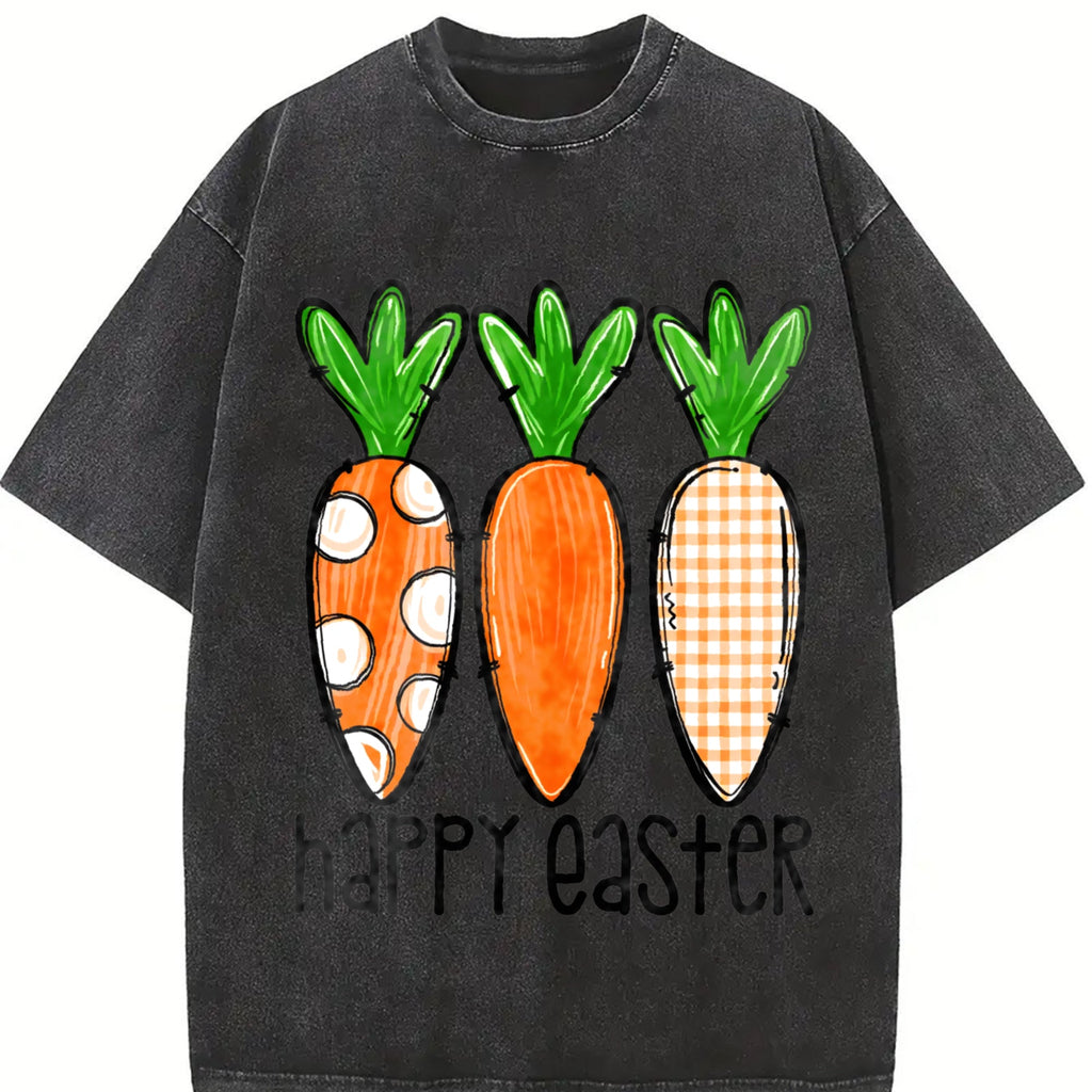 Easter Winter Cartoon Carrot With Various Happy Vintage product image 2