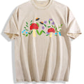 Mushroom Floral Garden Fairy Vintage Washed T-Shirt product image 1