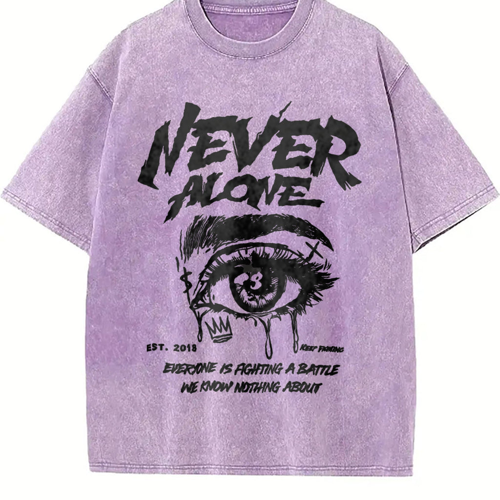 Never Alone Money Eye Symbol Dollar Sign Eyes Vintage product image 6