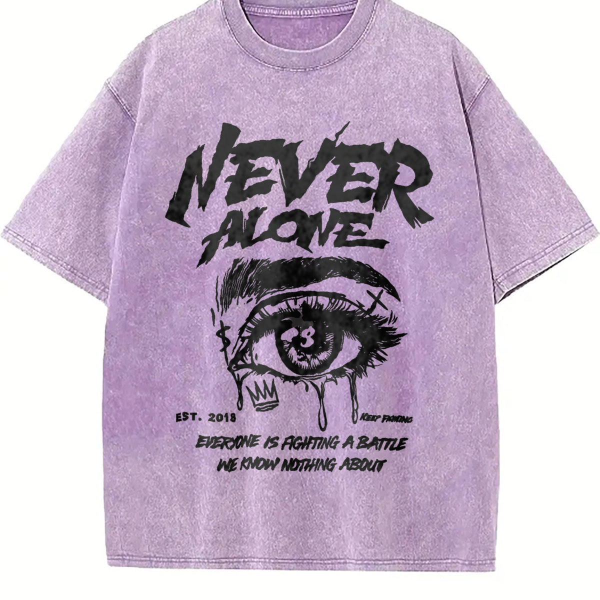 Never Alone Money Eye Symbol Dollar Sign Eyes Vintage product image 6