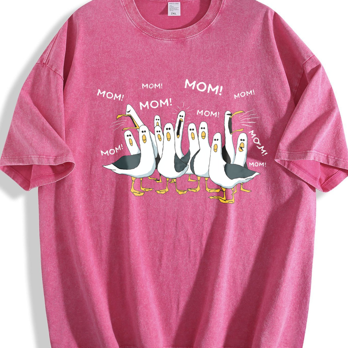 Seagull Mom Vintage Washed T-Shirt product image 5
