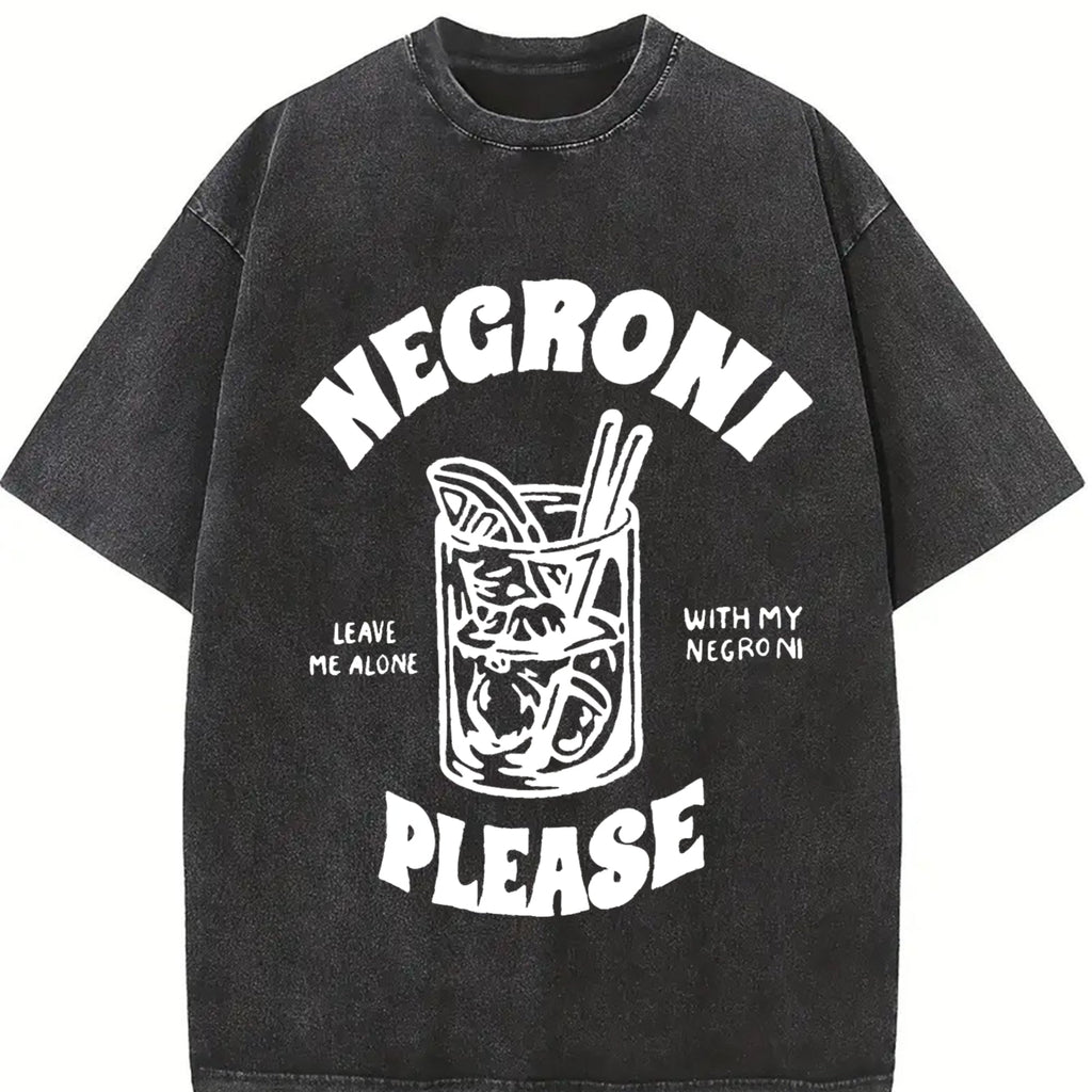 Negroni Please Cocktail Vintage Washed T-Shirt product image 2