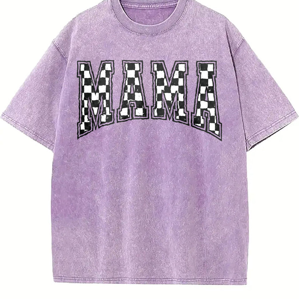 Checkered Mama Vintage Washed T-Shirt product image 6
