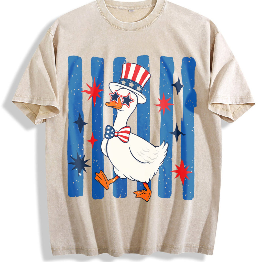 Patriotic Goose Vintage Washed T-Shirt product image 1