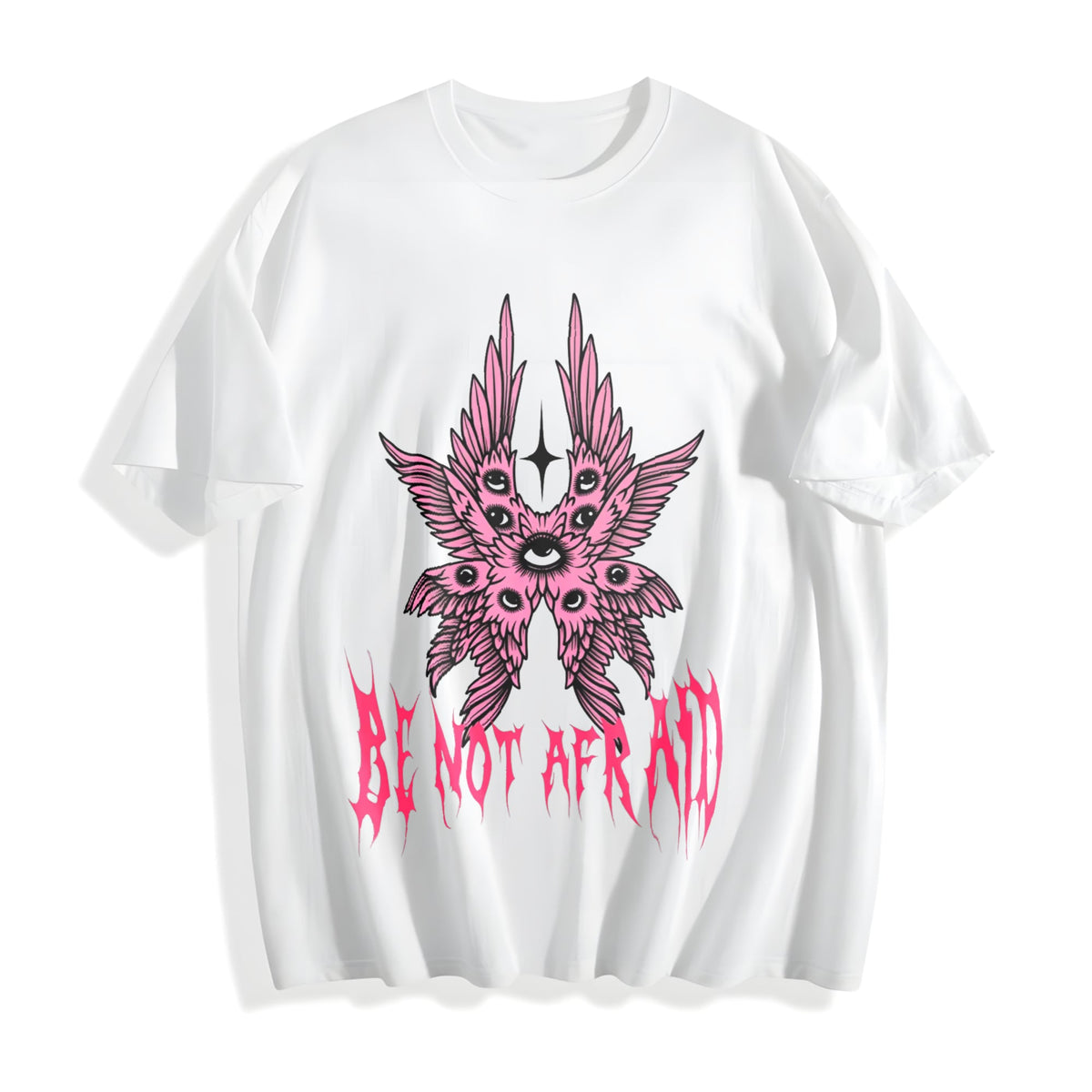 Be Not Afraid : Gothic Angelic - Pink Seraphim Wings Cotton product image 2