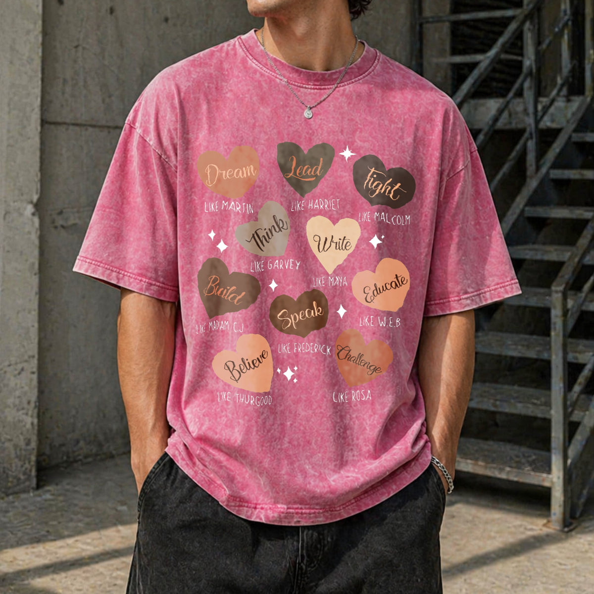 Celebrating Black History Vintage Washed T-Shirt product image 7