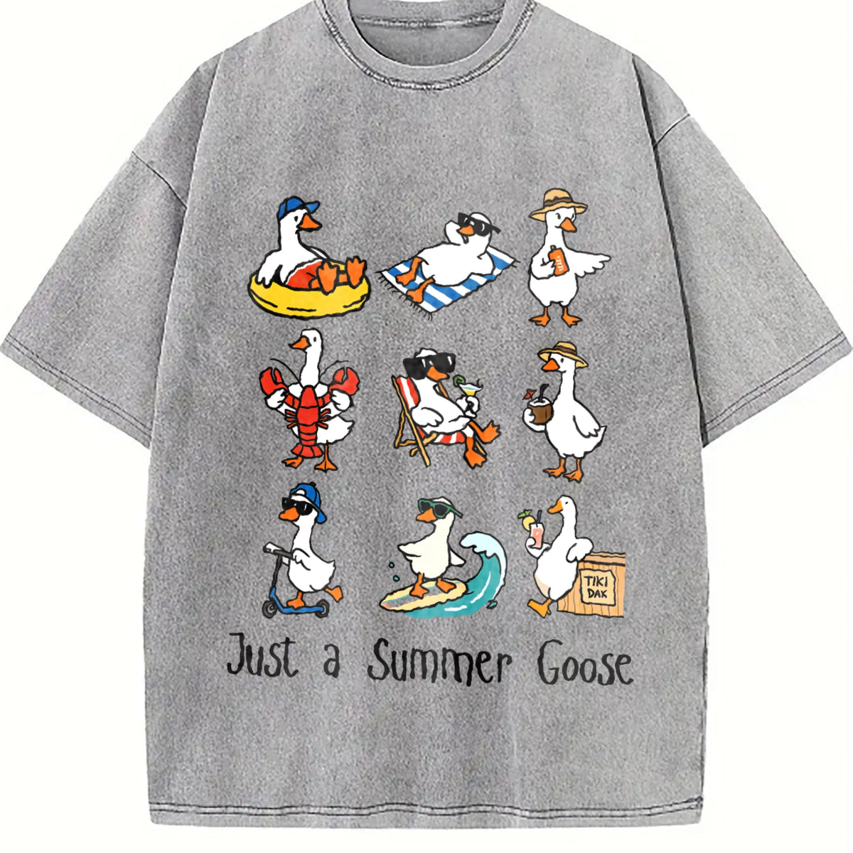 Just A Summer Goose Vintage Washed T-Shirt product image 4