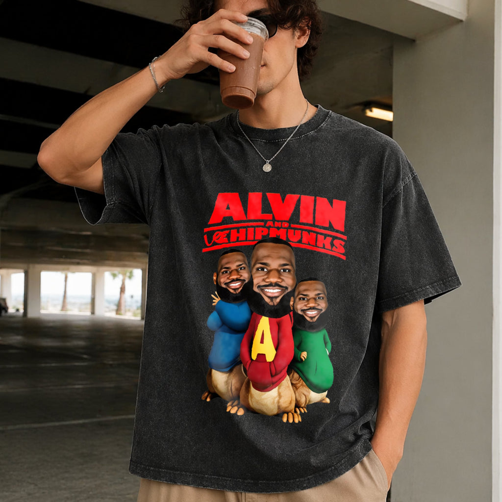 Lebron James Alvin And Chipmunks Bk-130 Vintage Washed product image 2