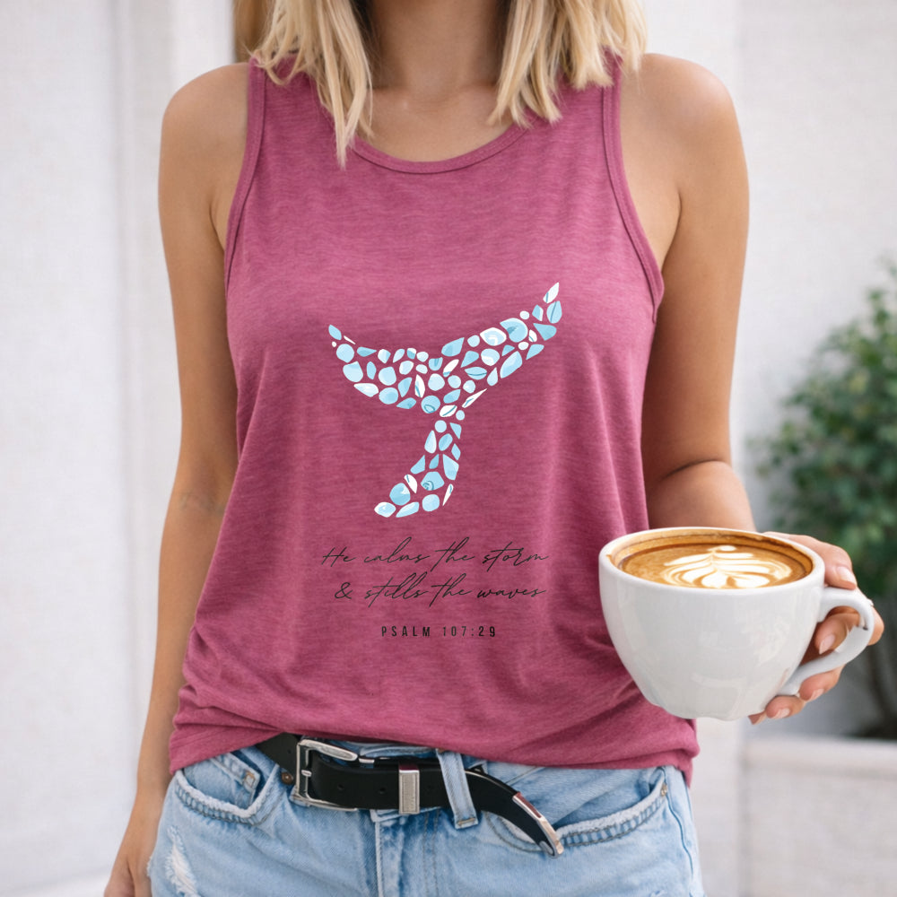Letter - Racerback Women's Tank Top