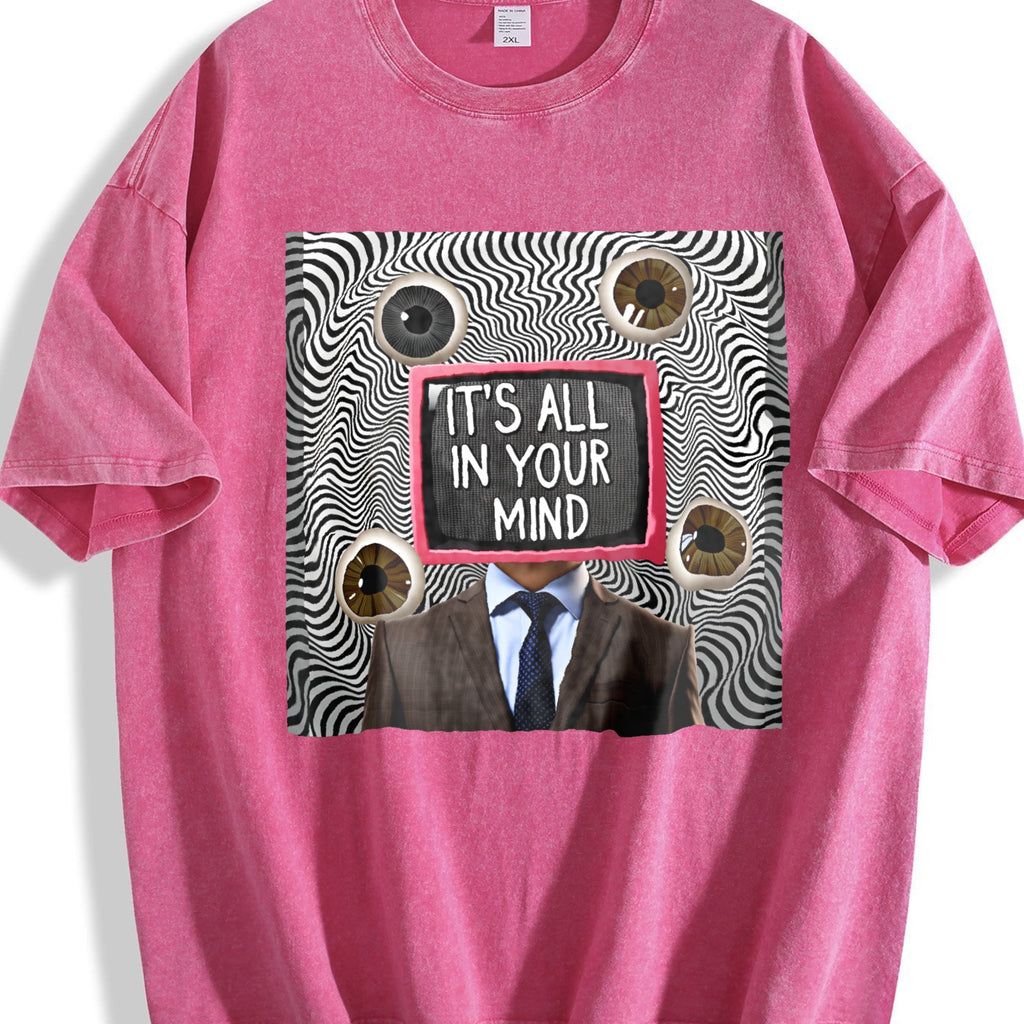 It's All in Your Mind Surreal TV Vintage Washed T-Shirt product image 5
