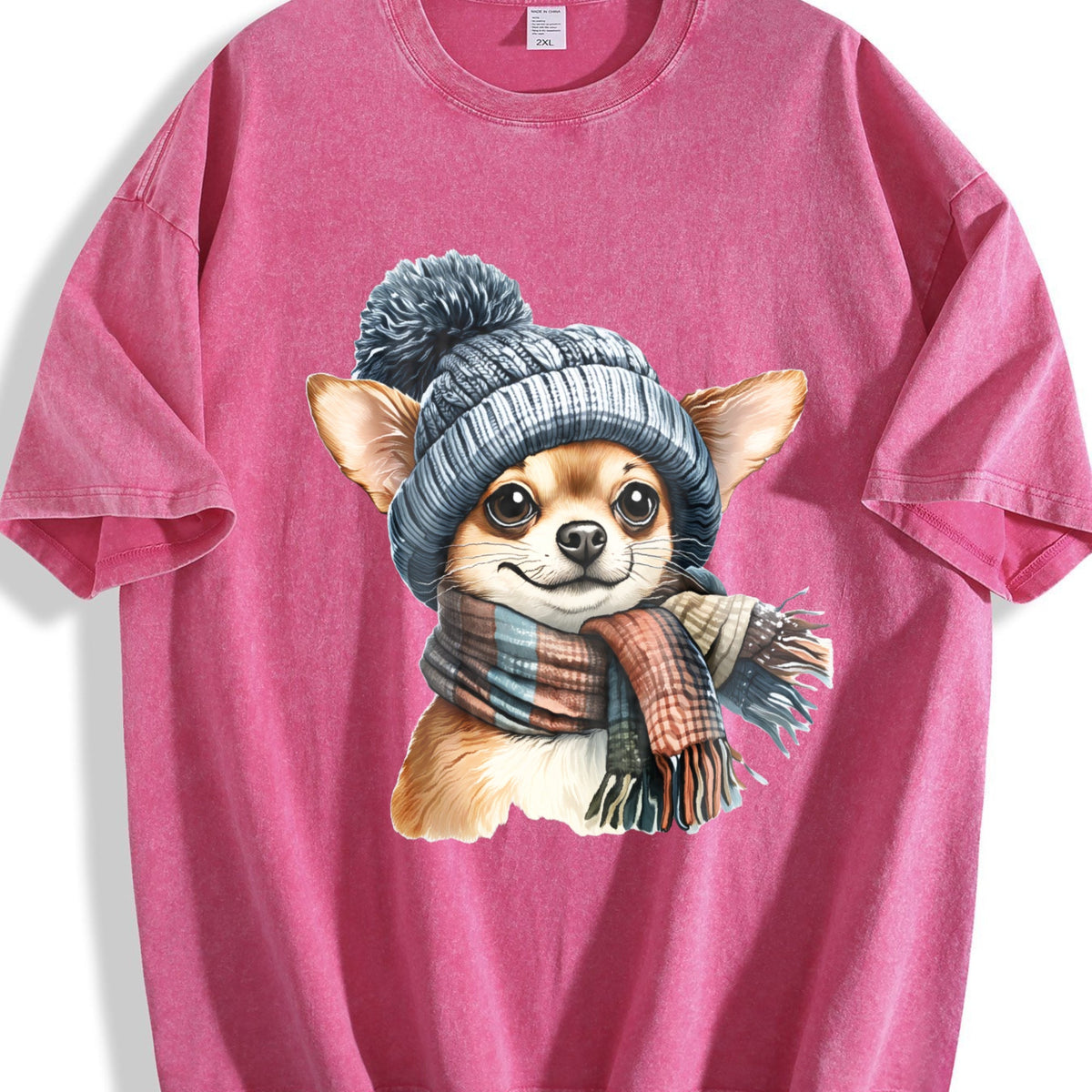 Winter A Chihuahua With Vintage Washed T-Shirt product image 7