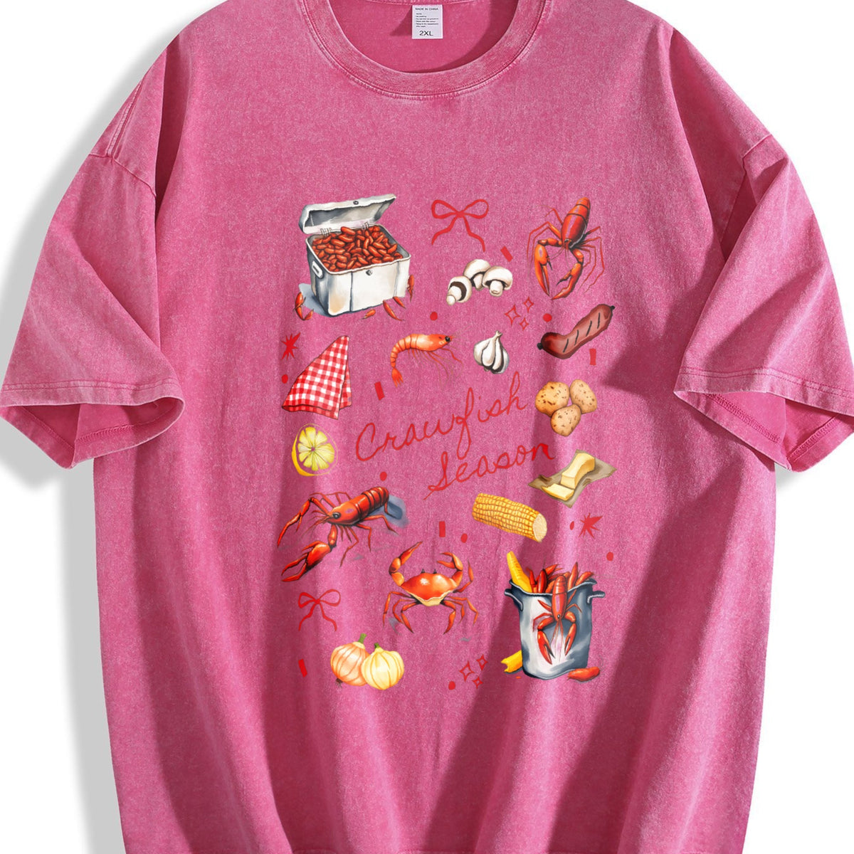 Crawfish Vintage Washed T-Shirt product image 5