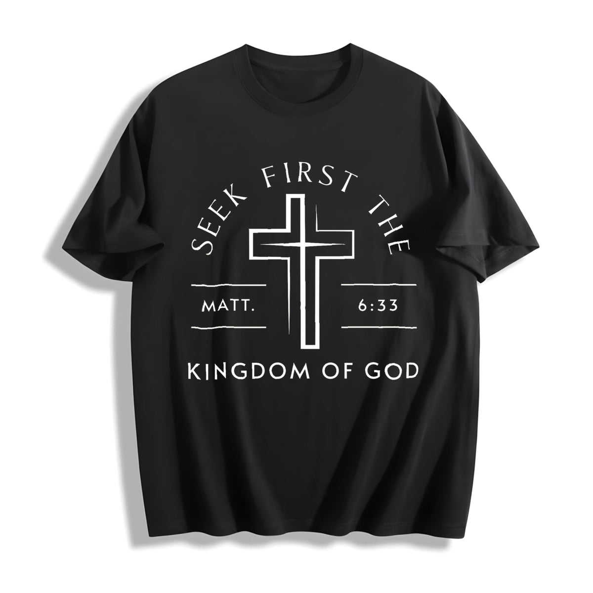 Glec First Seek The Kingdom Of God Cotton T-Shirt product image 1