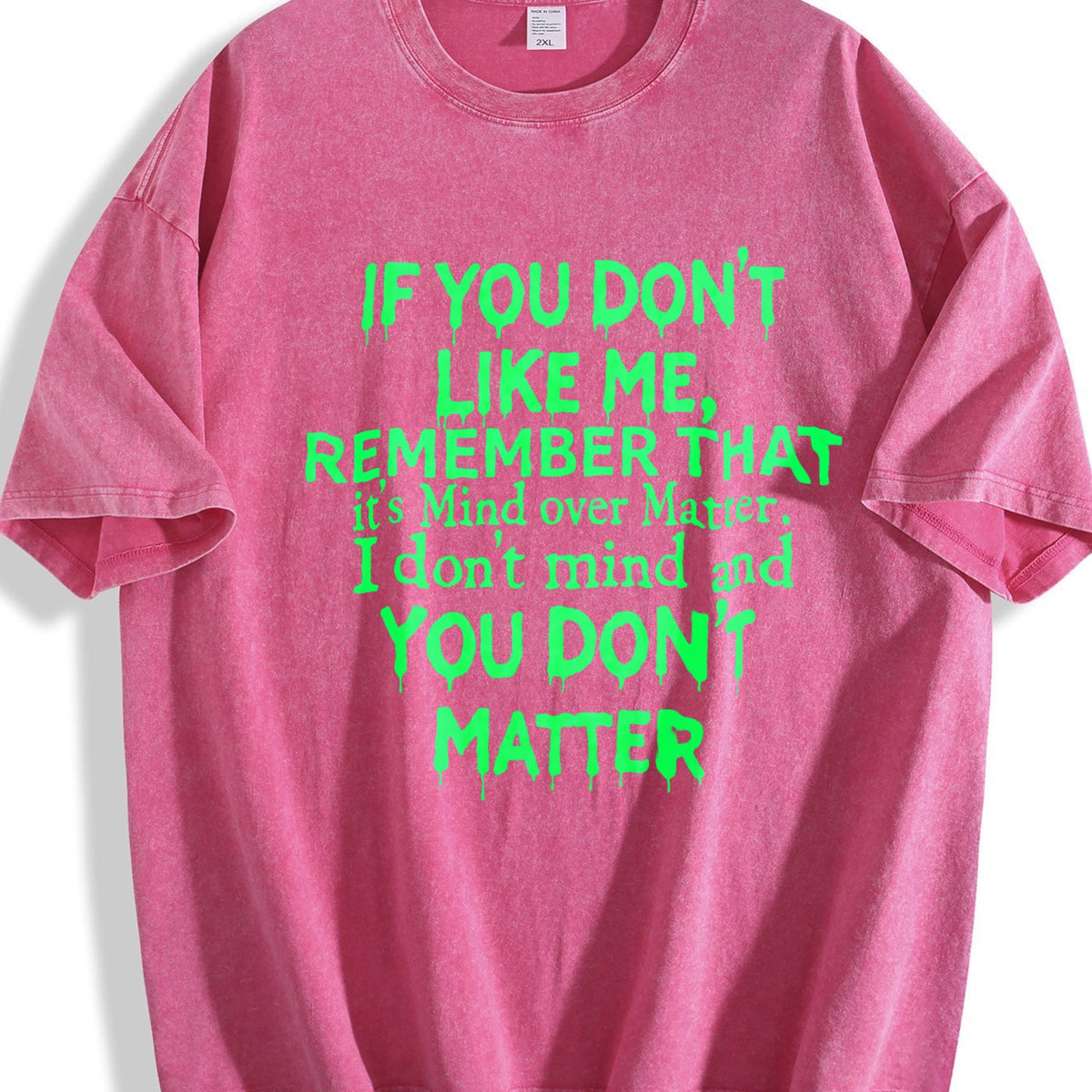 Mind Over Matter - Bold Statement With Text Vintage Washed product image 7