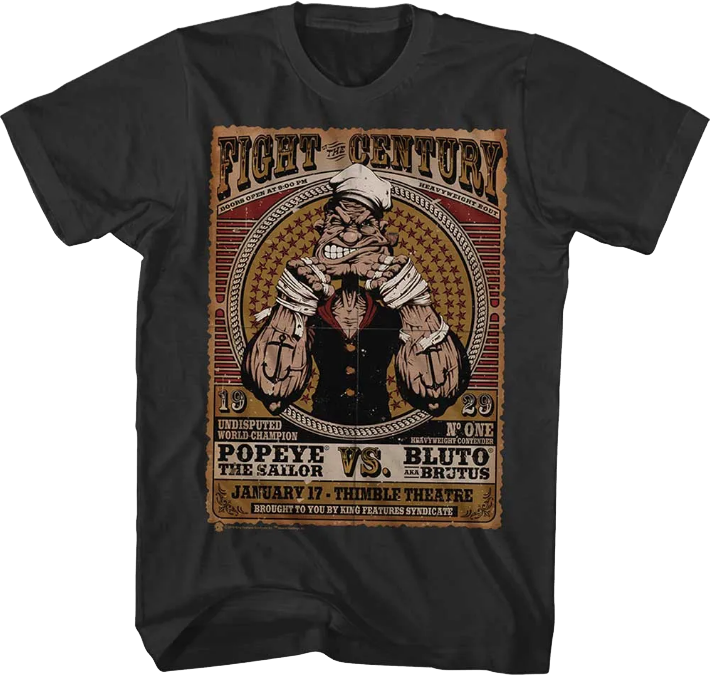 Fight Of The Century Popeye T-Shirt product image 1