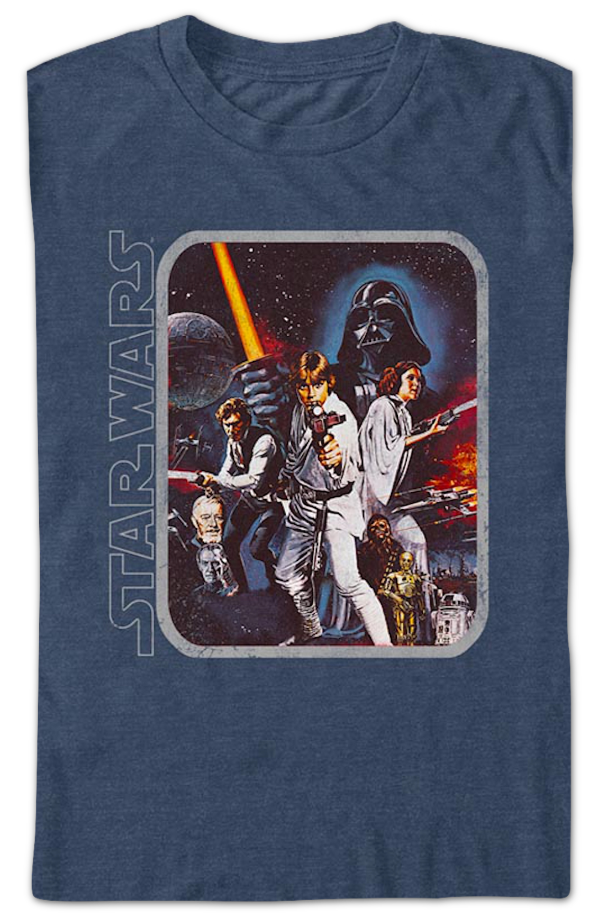 Framed Episode IV Poster Star Wars T-Shirt