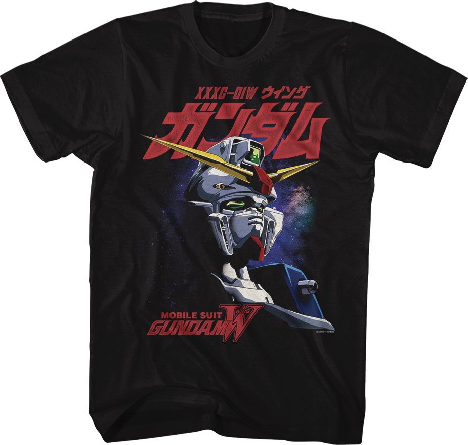 Galaxy Front & Back Gundam T-Shirt product image 1