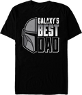 Galaxy's Best Dad The Mandalorian Star Wars T-Shirt product image 1