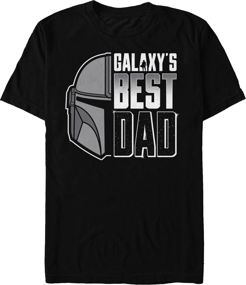 Galaxy's Best Dad The Mandalorian Star Wars T-Shirt product image 1