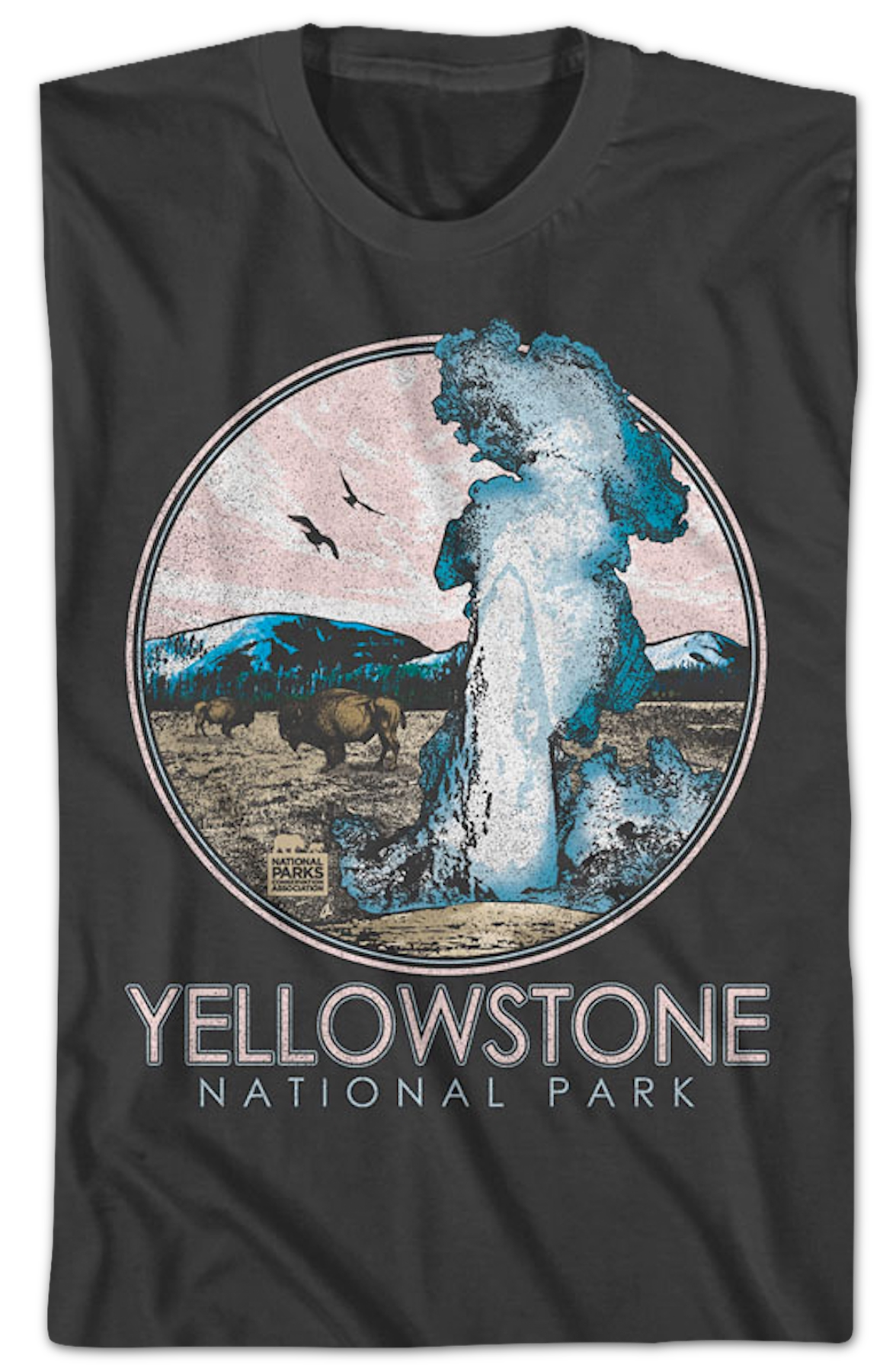 Geyser Yellowstone National Park T-Shirt product image 2