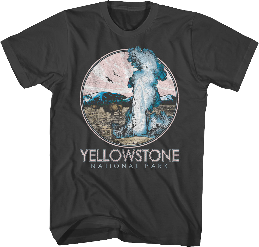 Geyser Yellowstone National Park T-Shirt product image 1
