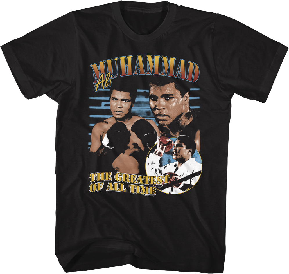 Greatest Of All Time Collage Muhammad Ali T-Shirt product image 1
