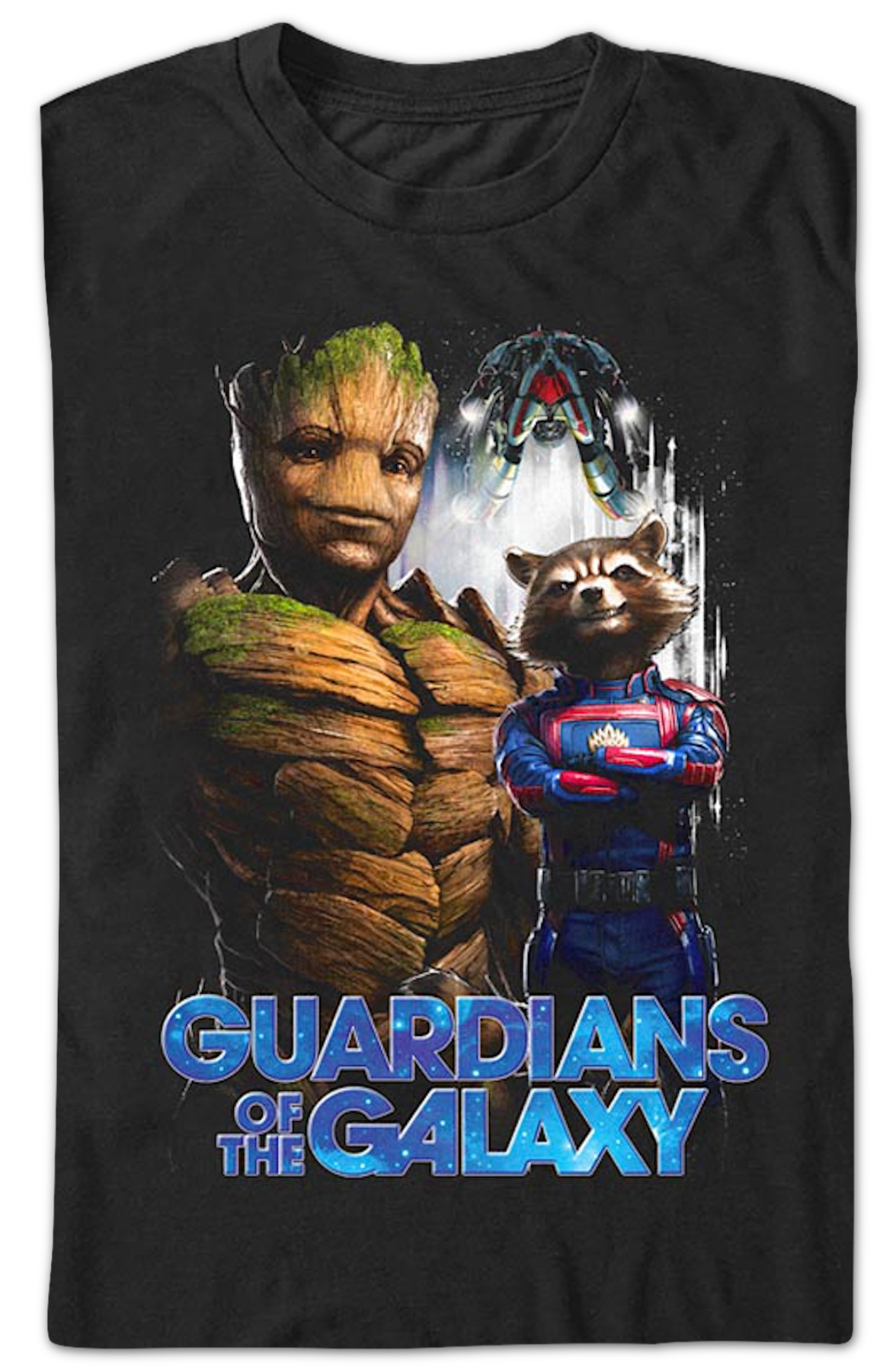 Groot Rocket Collage Guardians Of The Galaxy T-Shirt product image 2