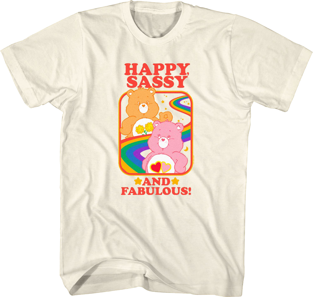 Happy, Sassy And Fabulous Care Bears T-Shirt product image 1