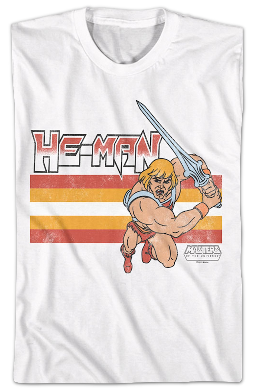 He-Man Retro Stripes Masters of the Universe T-Shirt product image 2