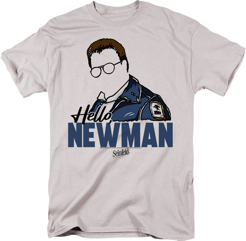 Hello Newman Outline Seinfeld T-Shirt product image 1
