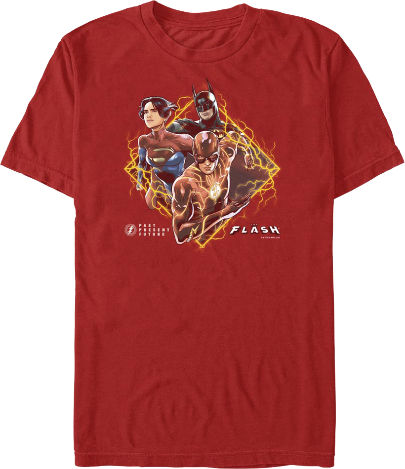 Past Present Future The Flash T-Shirt product image 1