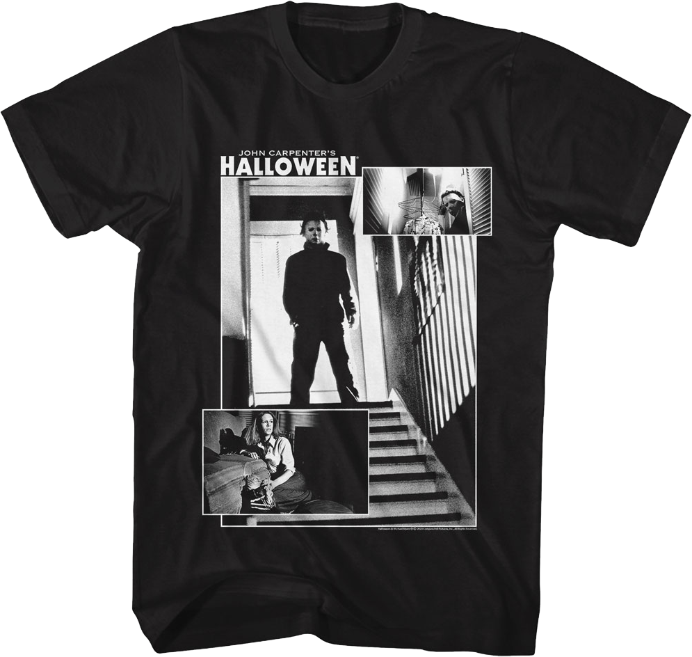 Hide And Seek Collage Halloween T-Shirt product image 1