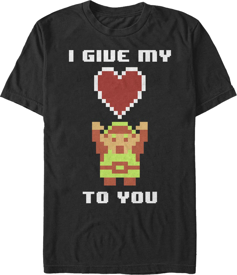 I Give My Heart To You Legend of Zelda T-Shirt product image 1