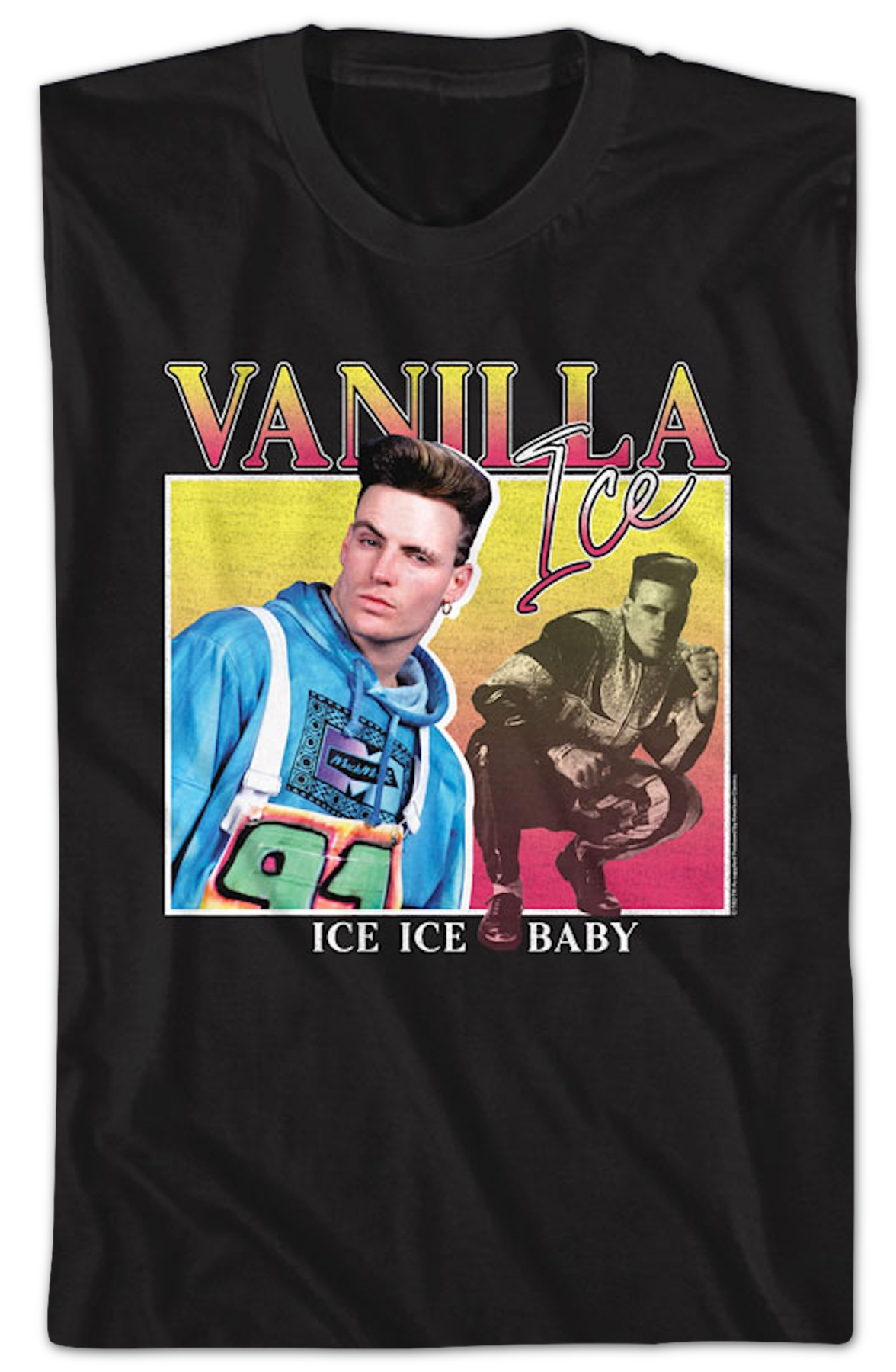 Ice Baby Square Collage Vanilla T-Shirt product image 2
