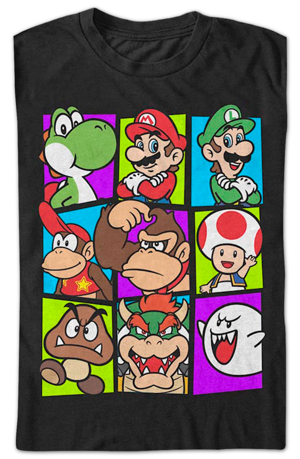 Iconic Character Blocks Super Mario Bros. T-Shirt product image 2