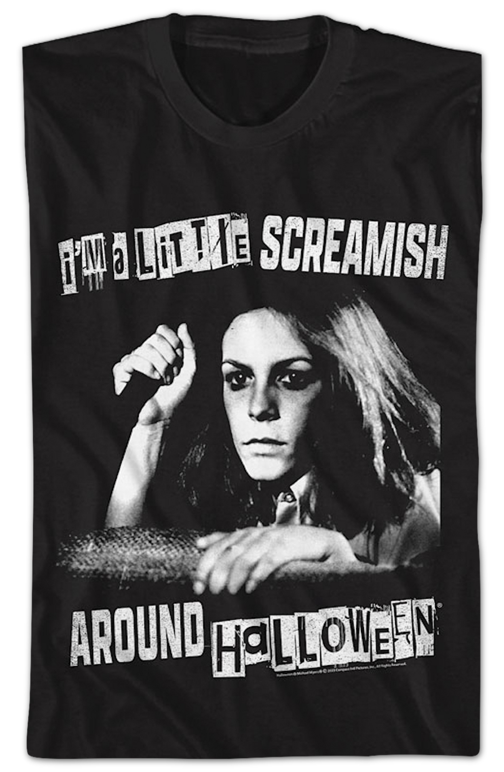 I'm A Little Screamish Around Halloween T-Shirt product image 2