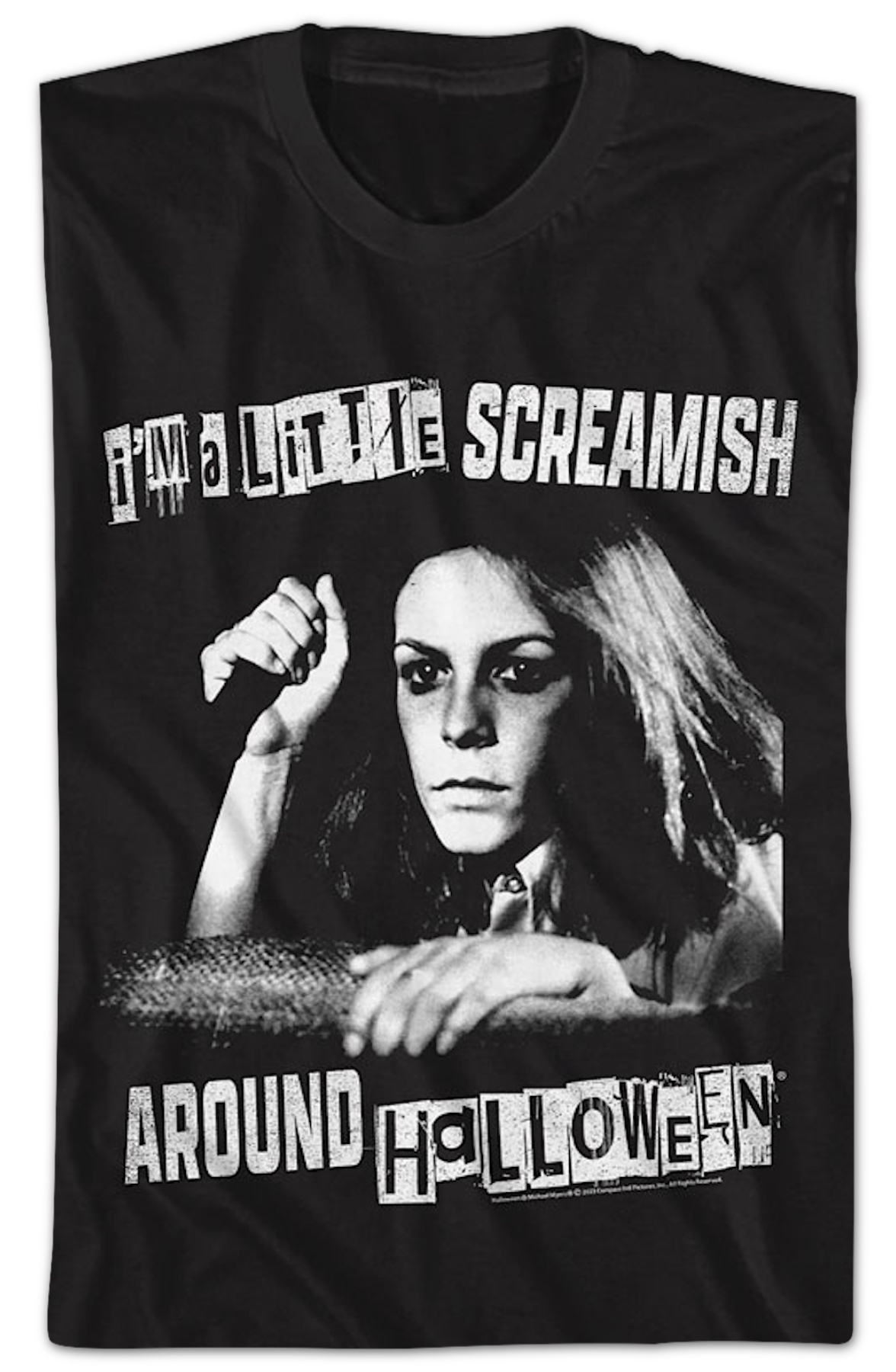 I'm A Little Screamish Around Halloween T-Shirt product image 2