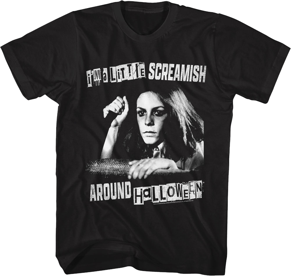 I'm A Little Screamish Around Halloween T-Shirt product image 1