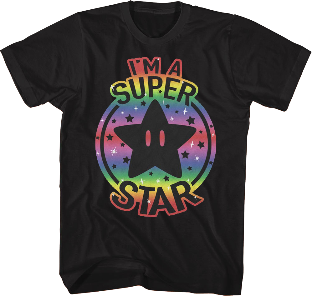 I'm A Super Star Mario Bros. T-Shirt product image 1